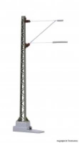 TT Oberleitung Streckenmast St.10x, Auslage 2,4cm, H= 7,15cm, etc..........................................................................