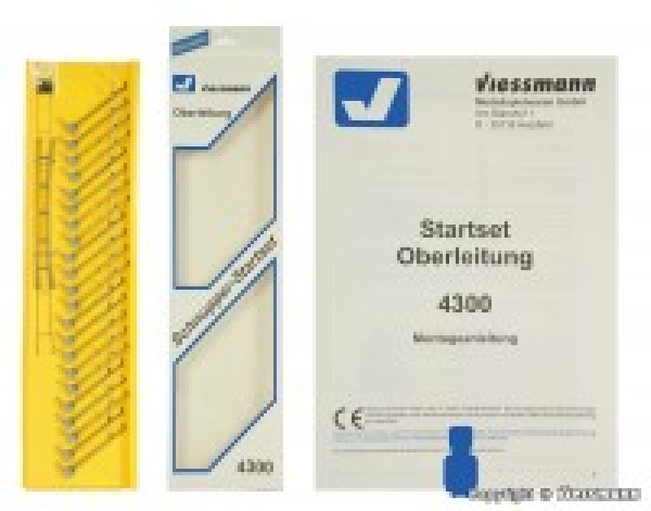 N Oberleitung Startset Oberleitung, Masten St.22x, Fahrdrähte, etc...............................................................