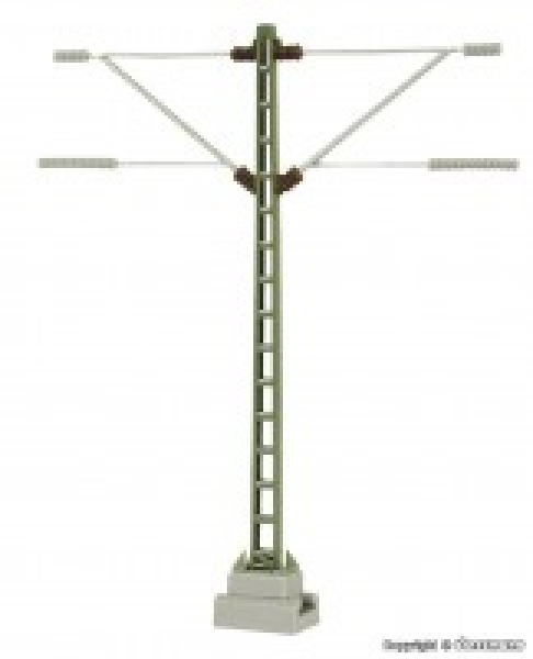 N Oberleitung Mittelmast, MA= 1,8cm, H= 4,55cm, etc.............................................................................