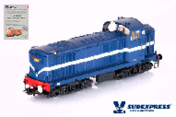 H0 P CP Diesellokomotive BR 1400 Ep.IV V gealtert blau