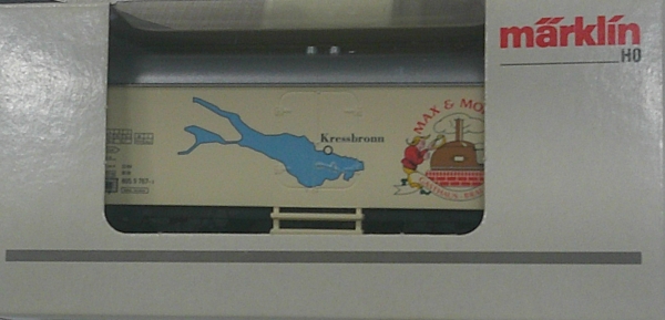 H0 mär D DB Güterwagen ged., Bierwagen " Max &  Moritz, Kressbronn ", 2A, etc......................................................