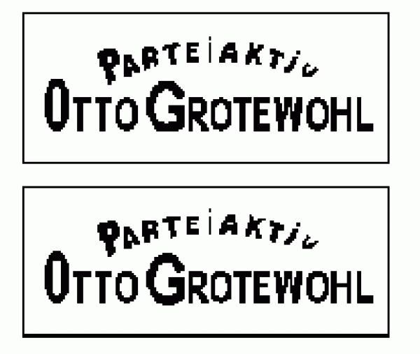 TT D DR Zubehör Schild DR MS Paar Parteiaktiv " Otto Grodewohl "