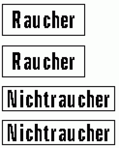 G D DR Zubehör Paar Nichtraucher Raucher