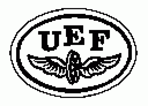 G D DR Zubehör Schild Paar Logo UEF Oval