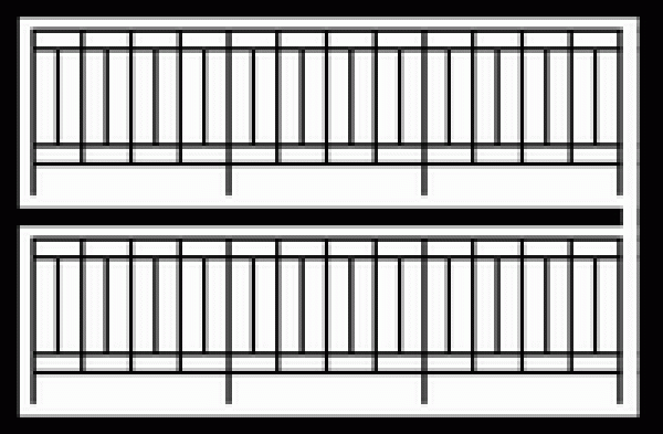 H0 D Zubehör Ätzteile Zaunsfeld Geländer 660x 14mm