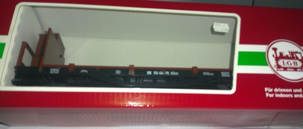 LGB D DR Rungenwagen SSM AR, 4A, braun, etc...............................