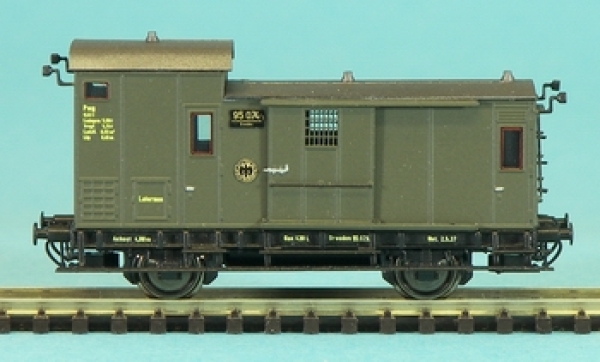 H0 D DRG Packwagen, mit Abort,  2A,  Ep.II,  Grün