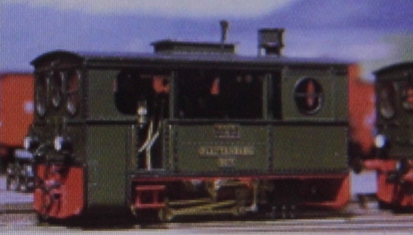 H0m D PRI Dampflokomotive PLETTENBERG grün schwarz rot