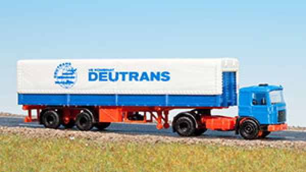 TT D LKW Roman MAN Raba mit Pritsche und Plane " VEB Kombinat Deutrans ", etc..................................................................