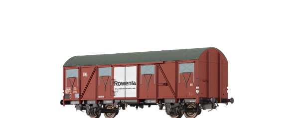H0 D DB Güterwagen ged. GBS 245, 21 80 148 6 417 5, 2A, Ep.IV, L=143,7mm, braun, " ROWENTA "