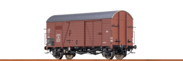 H0 D DR Güterwagen ged., Grrhs, 23 862,  2A , Ep.III, braun,