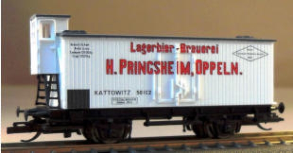 TT D PRI Bierwagen mit Bremserhaus, 2A Ep.I " Brauerei Pringsheim Oppeln ", etc............................................................