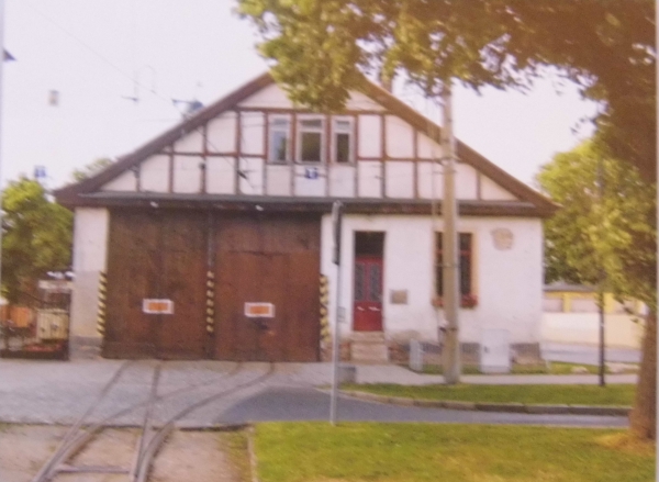 H0 D BS Zubehör Straßenbahnwagenhalle Tore beweglich Naumburg