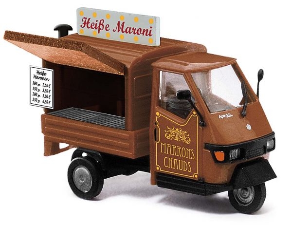 H0 I LKW Dreirad Piaggio Ape 50, Heiße Maroni, etc...........................................................................................