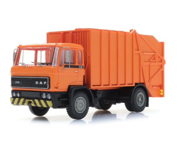 H0 LKW DAF Kipp- Fahrerhaus 1982, Müllwagen, orange, etc.............................................................................