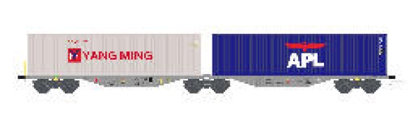 N D DB Containertragwagen Sggrss 4A Ep.