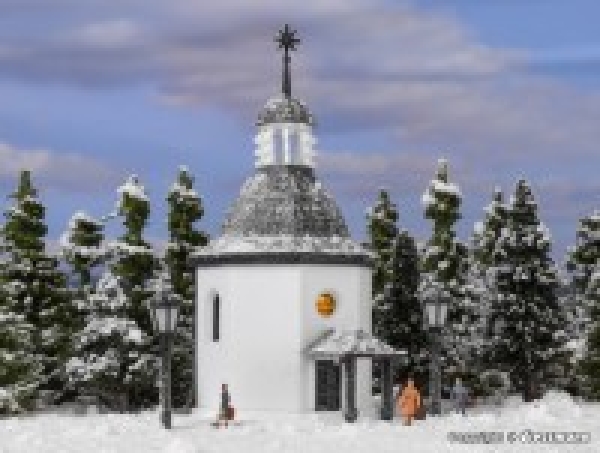 N Gebäude Stille Nacht Gedächtnis kapelle mit LED, L=5,2x 3,7x 8cm, etc.................................................................