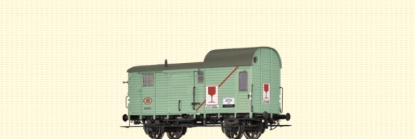 H0 B SNCB Güterzuggepäckwagen 2A Ep.III