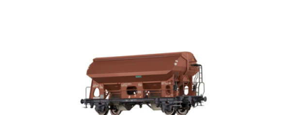 H0 D DB Güterwagen off., Tdgs 930, 21 80 574 1 483 9, 2A, Ep.IV, L= 110,8mm, braun, " K+ S Kali "