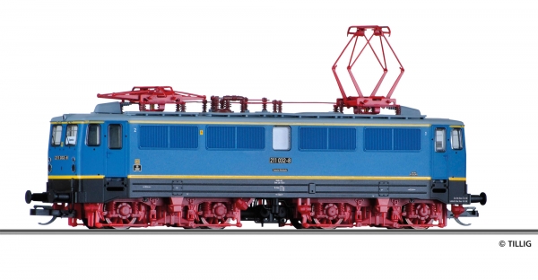 TT D DR Elektrolokomotive BR 211 Ep.IV S-Bahn Leipzig