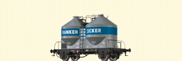 H0 D DB Staubbehälterwagen 2A Ep.IV  Franken Zucker