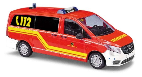 H0 D PKW Mercedes Benz V- Klasse , Feuerwehr Dordmund, etc.....................................................................