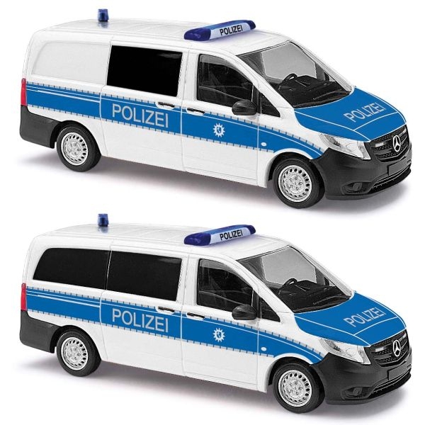 H0 D PKW Mercedes Benz V- Klasse , Polizei Bremen -01/ -02, etc...................................................................