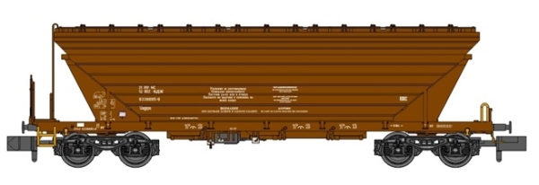 TT BG BDZ Güterwagen Getreidesilowagen mit Bühne, braun, 4A, Ep. V- VI, etc..............