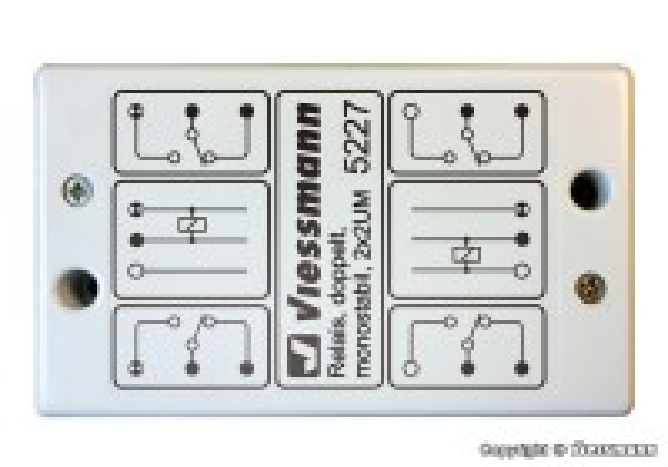 elektro Relais doppelt monostabil 2x 2UM, 2A, 16V, etc.............................................................