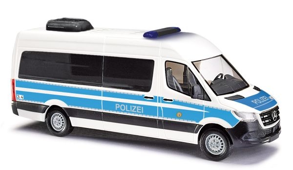 H0 D LKW Mercedes Benz Sprinter, Polizei Berlin, blaue Bauchbinde, etc.........................................................................................