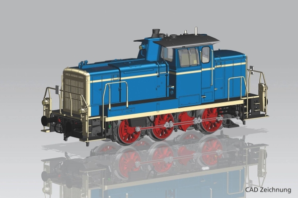 H0 D DB Diesellokomotive BR 360 Ep.V Sound blau-beige, dig.