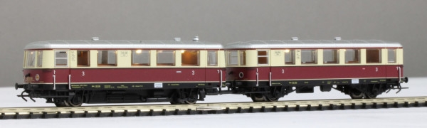 TT Bahnfahrzeug D DRG VT 135 126& VB 140 304, 2A, Ep.II, Decoder,