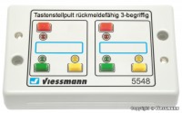 elektro Tastenstellpult rückmeldefähig,  3- begriffig, etc.......................................................................