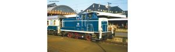 H0 D DB Diesellokomotive BR 260, ( V 60 ),   Ep.IV, blau-beige,  dig.