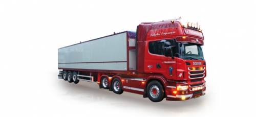 1 50 LKW Scania R TL Schubboden Sattelzug Transcoord
