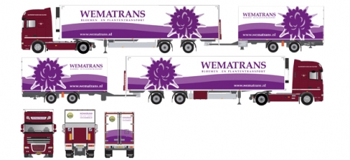 1 50 LKW DAF XF 105 SSC Eurocombi Wematrans