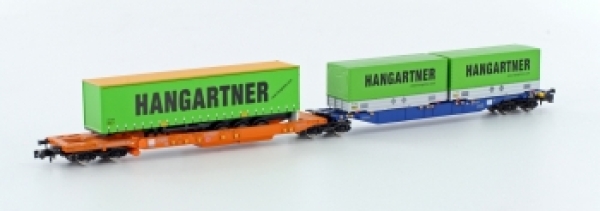 N D DB Container Taschenwagen Set bel. Hangartner Ep.V VI