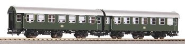 H0 D DB Umbau Reisezugwagen Set 2x, B3yg+ B3yg, grün, Kl.2, 3A, Ep.III, etc.......................................................................