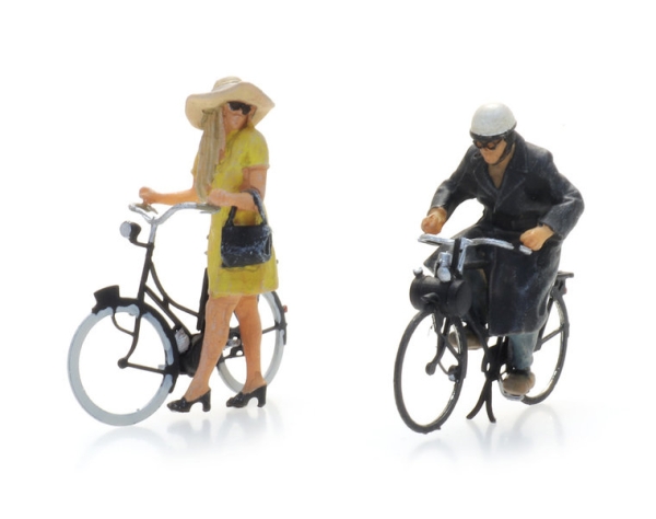 H0 Figuren Solex- und Mabylette Fahrer, etc...............................................................................................