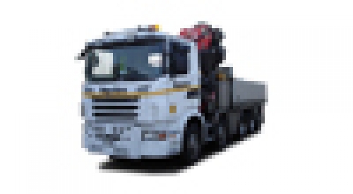 1 50 LKW Scania Kipper mit Kran Hagedom