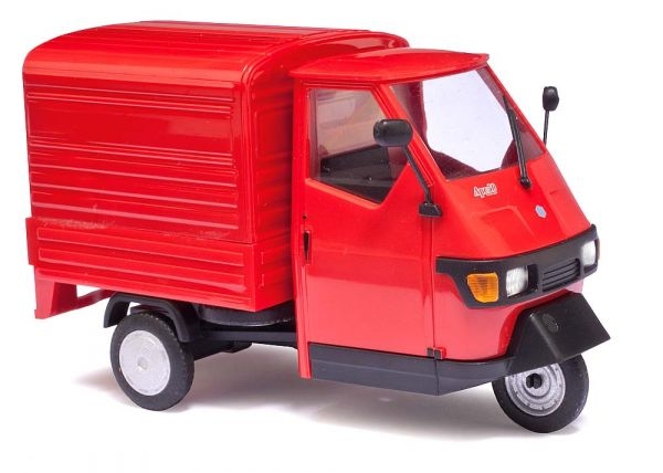 0 LKW Dreirad Piaggio Ape 50, Kofferaufbau, rot, etc...................................................................