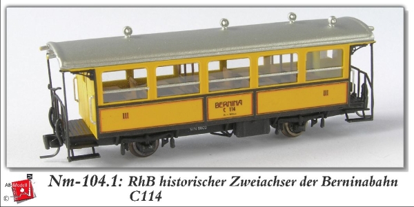 nm Ch RhB Personenwagen C114 hist. 2A Ep.  La Bucunada