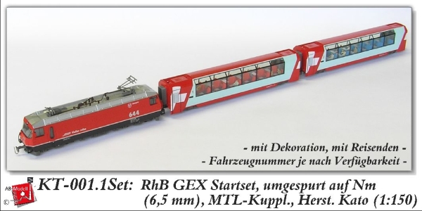 n 1 150 Ch Pri Glacier Express nm 6,5mm MTL Kuppl. Inneneinr. Re