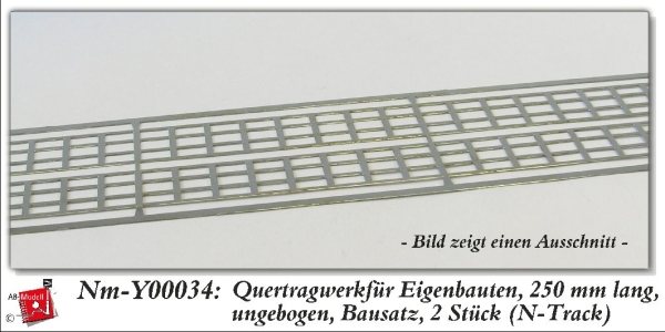 n nm Fahrleitung BS Quertragwerk individ. Bauart 250mm Gleis x