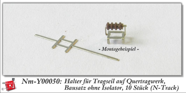 n nm Fahrleitung BS Halter für Tragseil Einsatz auf Quertragwerk