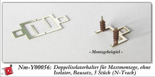 nm y BS  Doppelisolatoren für Mastmontage 5x