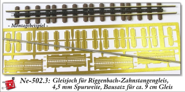 ne BS Gleisjoch für Spule 4,5mm Riggenbachzahnstange