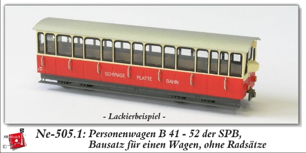 ne BS SPB Personenwagen geschl. ohne Radsatz ne 4,5mm