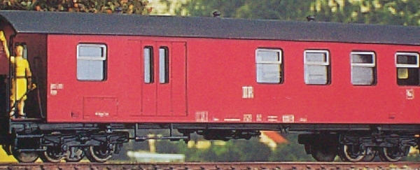 H0e Bahnausstattung D DR HSB PRI BS MS Gepäckwagen Fenster 4,  4A,  Ep.III- VI,