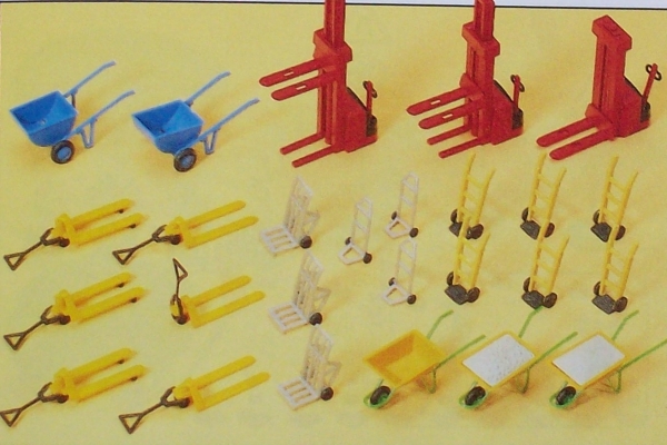 H0 Ausschmückung BS Transportgeräte, Gabelstapler etc...........................................................................................................
